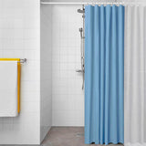 Pack De 3 Unidades - Cortina De Baño Basic Azul 180 X 180 Cm