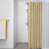 Pack De 3 Unidades - Cortina De Baño Basic Beige 180 X 180 Cm