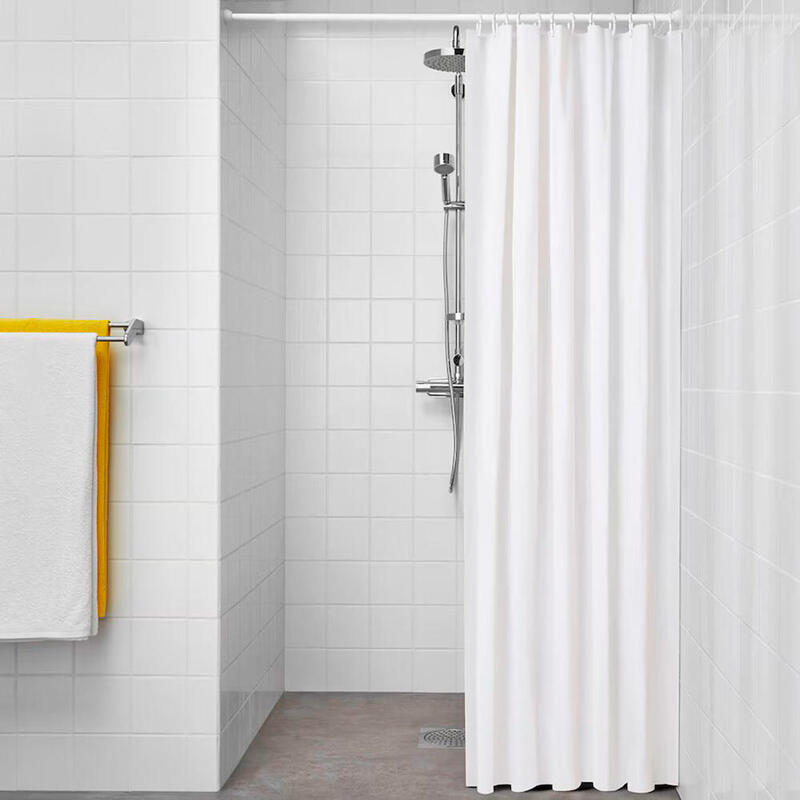 Pack De 3 Unidades - Cortina De Baño Basic Blanca 180 X 180 Cm