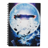Pack De 3 Unidades - Cuaderno 3d Bttf Delorean Regreso Al Futuro
