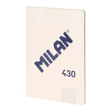 Pack De 3 Unidades - Cuaderno A4 Cuadriculado Encolado, Beige.