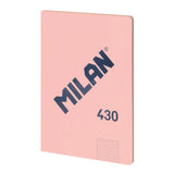 Pack De 3 Unidades - Cuaderno A4 Cuadriculado Encolado, Rosa.