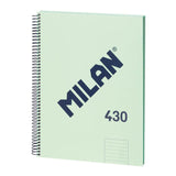 Pack De 3 Unidades - Cuaderno A4 Pautado (7mm) Verde. Con Espiral.