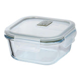 Pack De 3 Unidades - Fiambrera Hermética Cuadrada Borosilicato, Experto, 320 Ml, 12 X 12 X 9 Cm