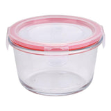 Pack De 3 Unidades - Fiambrera Hermética Redonda Borosilicato Toledo, 500 Ml, Ø12,5 X 7 Cm