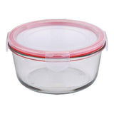 Pack De 3 Unidades - Fiambrera Hermética Redonda Borosilicato, Toledo, 800 Ml, Ø16 X 8 Cm