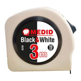Pack De 3 Unidades - Flexómetro Black & White 3 M X 19 Mm