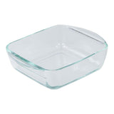 Pack De 3 Unidades - Fuente Cuadrada De Vidrio De Borosilicato, Para Horno, Experto, 1 L, 19,7 X 16,8 X 5,6 Cm