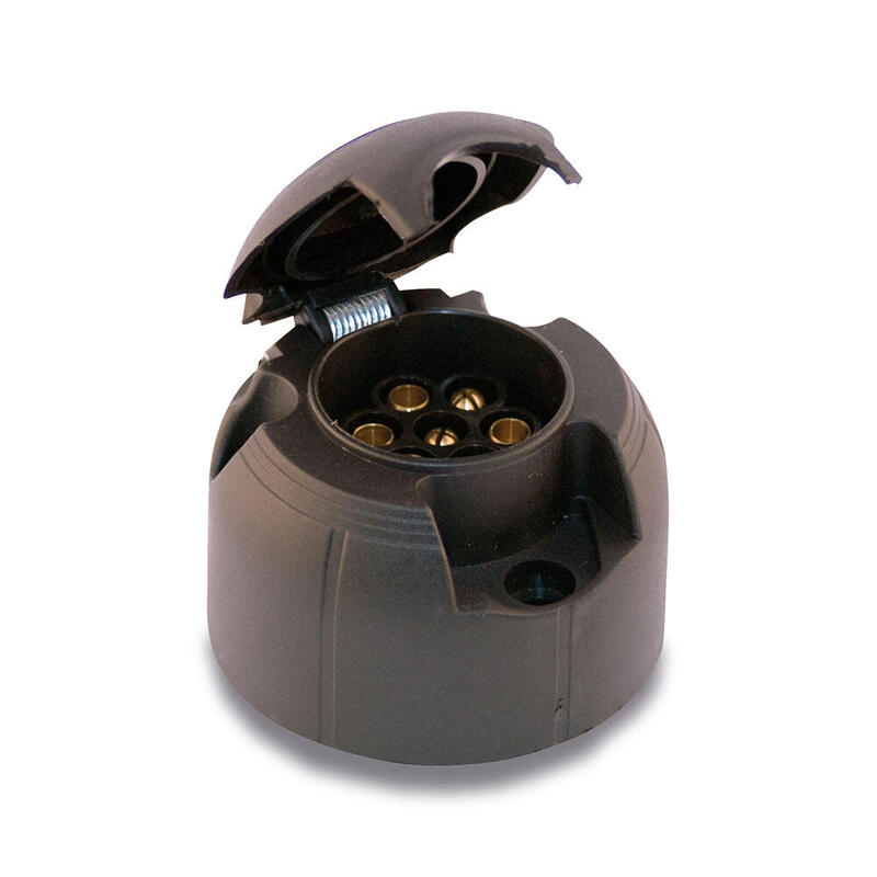 Pack De 3 Unidades - Hembra De Conexion Remolque Plastica 7 Polos Goodyear