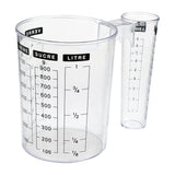 Pack De 3 Unidades - Jarra De Medición Con Dos Depositos Diferentes 1 L