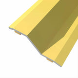 Pack De 3 Unidades - Junta De Acero Para Desnivel 8-14 Mm, Adhesiva, Flooring, Dorada, 83 X 3,6 Cm