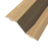Pack De 3 Unidades - Junta De Acero Para Desnivel 8-14 Mm, Adhesiva, Flooring, Lillooet, 166 X 3,6 Cm