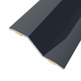 Pack De 3 Unidades - Junta De Acero Para Desnivel 8-14 Mm, Adhesiva, Flooring, Negro, 83 X 3,6 Cm