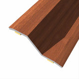 Pack De 3 Unidades - Junta De Acero Para Desnivel 8-14 Mm, Adhesiva, Flooring, Sapeli, 83 X 3,6 Cm