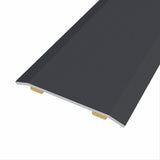 Pack De 3 Unidades - Junta De Acero Para Mismo Nivel, 40 X 3,5 Mm, Adhesiva, Flooring, Negra, 83 Cm