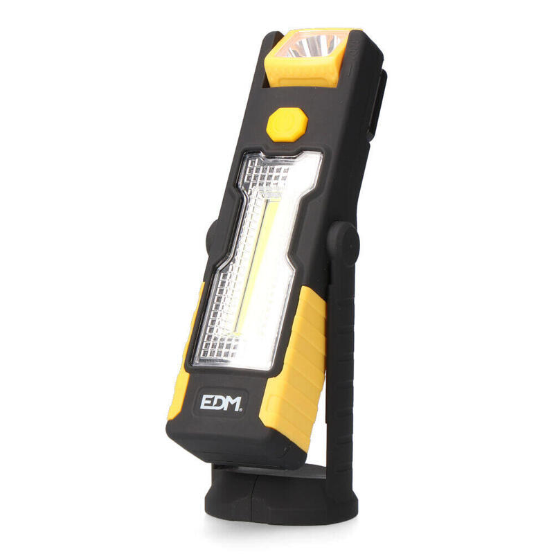 Pack De 3 Unidades - Linterna Led Xl Free Work, Doble Funcion Con Gancho + Iman 3 X Aaa (Pilas Incluidas)