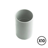Pack De 3 Unidades - Manguito Gris Ø 20 Mm, 10 Unidades