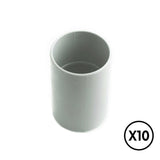 Pack De 3 Unidades - Manguito Gris Ø 25 Mm, 10 Unidades