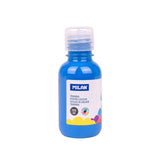 Pack De 3 Unidades Milan Botella De Tempera 125ml - Tapon Dosificador - Secado Rapido - Mezclable - Color Azul