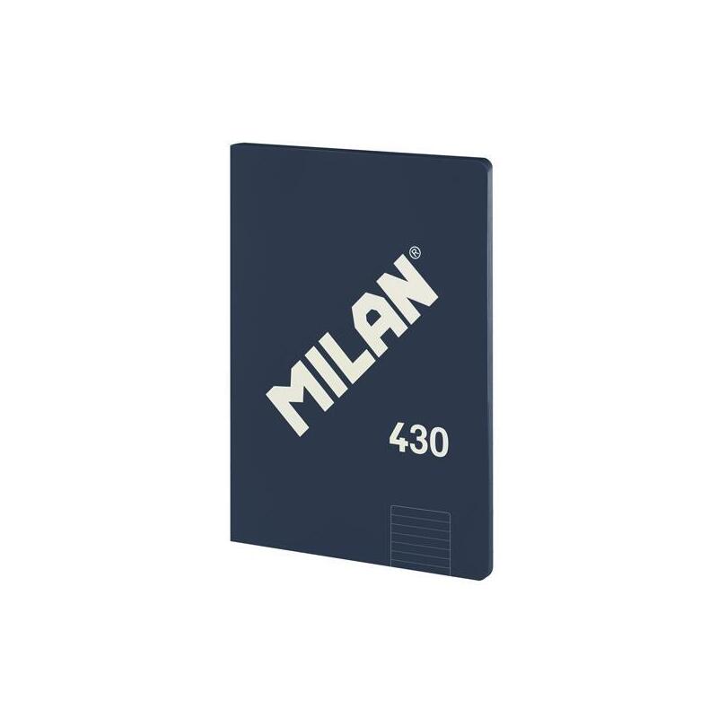 Pack De 3 Unidades Milan Libreta Encolada A4 48h Papel 95gr 1 Línea 7mm Serie 1918 Azul