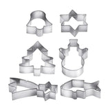 Pack De 3 Unidades - Moldes Cortadores Navidad, Delícia, 6 Piezas En Anilla Organizadora