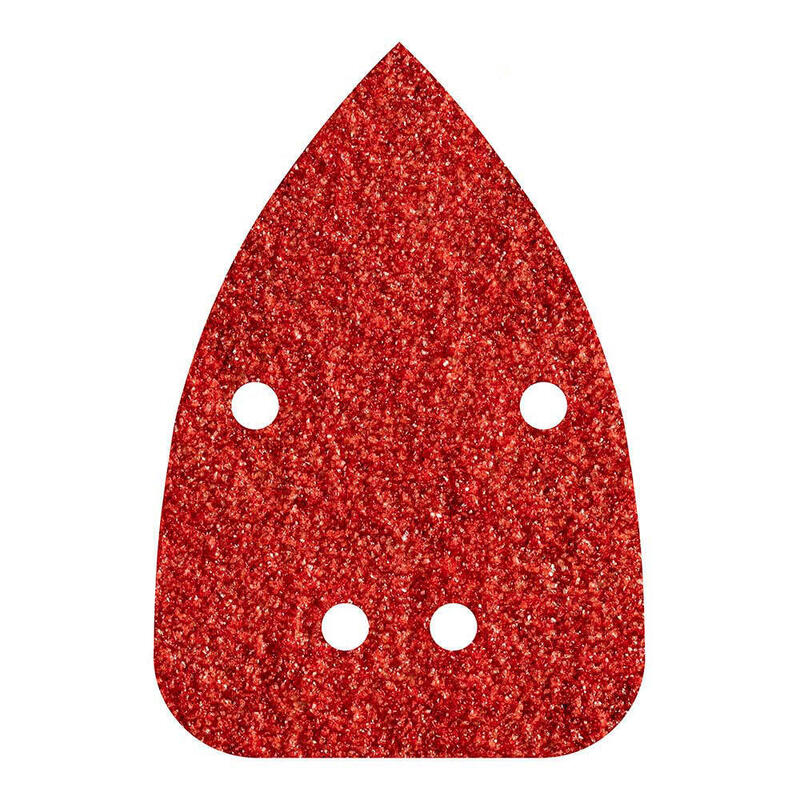 Pack De 3 Unidades - Pack 10 Hojas De Lijar Adhesivas, Corindón Grano 120 Perforadas 96x136mm 1763000 Wolfcraft