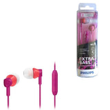 Pack De 3 Unidades Philips Auriculares De Boton She3805 Rosa 3 Uds