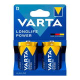 Pack De 3 Unidades - Pila Alkalina Longlife Power D - Lr20 (Blister Cartón 2 Uds) Ø34,2 X 61,5 Mm