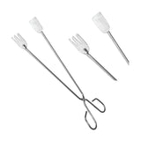 Pack De 3 Unidades - Pinzas Para Pescado De Acero Inoxidable 35cm
