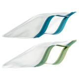 Pack De 3 Unidades - Set 2 Pcs Bolsa Zip, 2 Colores Surtidos 23 X21 Cm Kozina