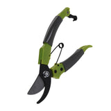 Pack De 3 Unidades - Tijera De Poda Con Mango Verde/Negro Cuchilla De 185 Mm
