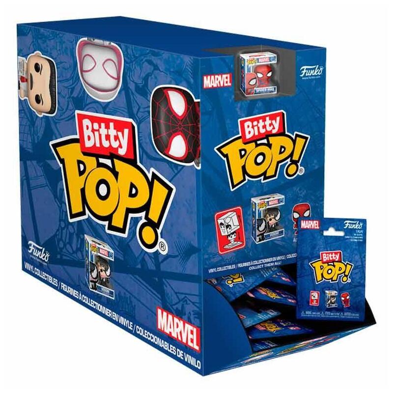 Pack De 32 Unidades - Figura Mystery Bitty Pop Marvel Spider-Man Surtido