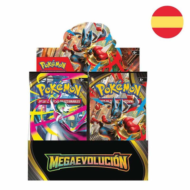 Pack De 36 Unidades - Sobre Juego Cartas Coleccionables Mega Evolucion Pokemon Español Surtido