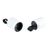 Pack De 4 Unidades - Base Móvil 2p+Tt Schuko Salida Frontal 16 A 250 V~ Facil Extraccion Blanca