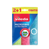 Pack De 4 Unidades - Bayeta Microfibra Ultrafresh 2 + 1 Uds