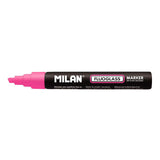 Pack De 4 Unidades - Blister Con Rotulador Rosa Fluoglass 2 - 4mm Milan