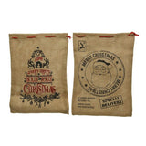 Pack De 4 Unidades - Bolsa Regalo Merry Christmas, Modelos Variados, 35 X 50 Cm