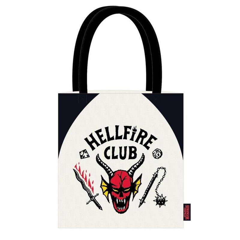 Pack De 4 Unidades - Bolsa Shopping Hellfire Club Stranger Things