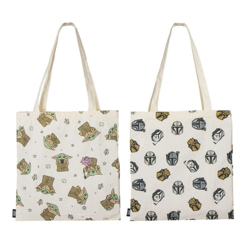 Pack De 4 Unidades - Bolsa Shopping The Mandalorian Star Wars Surtido