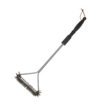 Pack De 4 Unidades - Cepillo Para Barbacoas Metalico Con Mango 16,3 X 54,5 Cm
