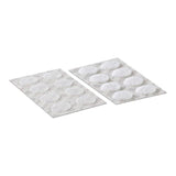 Pack De 4 Unidades - Circulos Adhesivos Hook&Loop Ø16 Mm, Blancos, 16 Pares