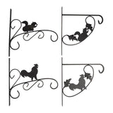 Pack De 4 Unidades - Colgador De Macetas Modelos Surtidos 28 X 25 X 1,6cm Kinzo