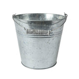 Pack De 4 Unidades - Cubo De Zinc, Para Exterior Ø18 X 17 Cm