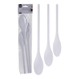 Pack De 4 Unidades - Cucharas De Plástico De 3 Tamaños Diferentes 3 Uds