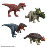 Pack De 4 Unidades - Dinosaurio Wild Roar Jurassic World Surtido