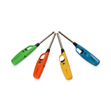 Pack De 4 Unidades - Encendedor Recargable Fashion Longneck Bbq, Colores Surtidos Euro/U