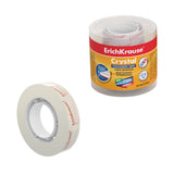 Pack De 4 Unidades Erichkrause Cinta Adhesiva Crystal - 12mmx33m - Transparente