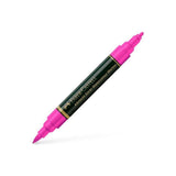 Pack De 4 Unidades Faber Castell Rotulador Dürer Watercolour Doble Punta Media/Pincel Rosa Púrpura Medio