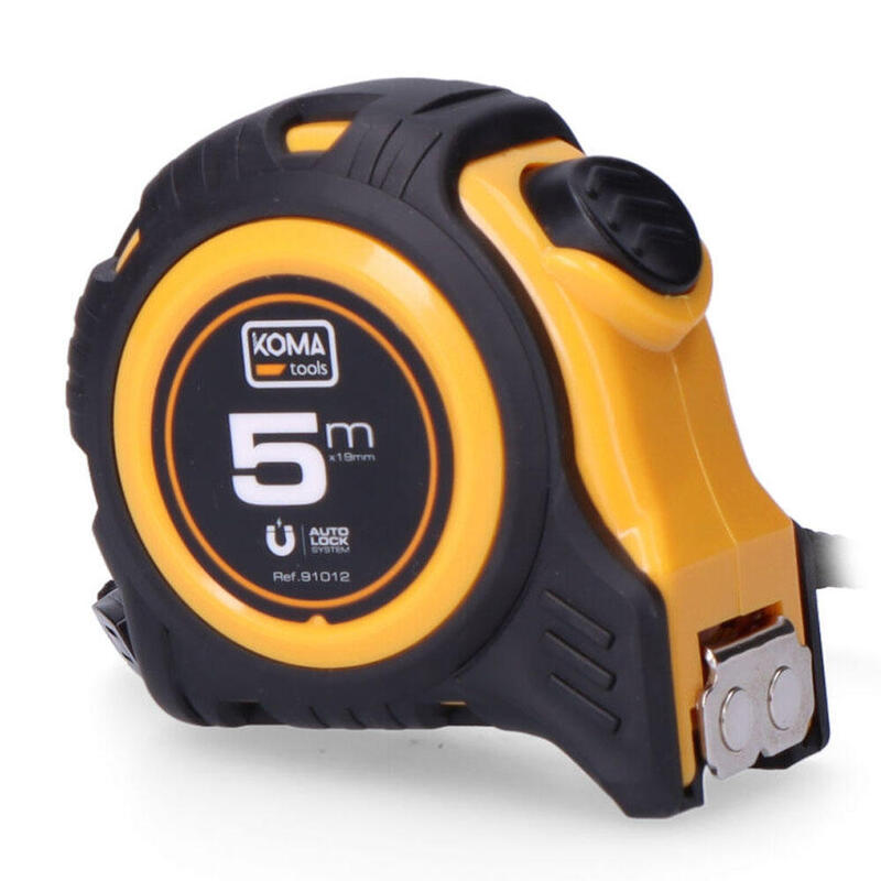 Pack De 4 Unidades - Flexómetro 5m X 19mm Abs Magnet Koma Tools
