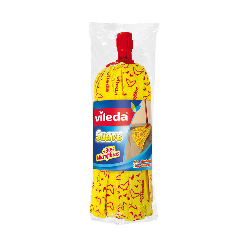 Pack De 4 Unidades - Fregona Suave + 30% Microfibras 167980 Vileda